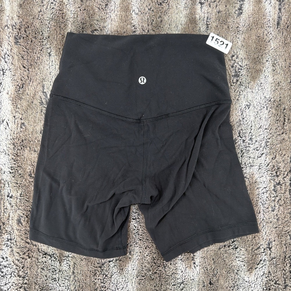 Lululemon Align Highrise Shorts 4-inch 4"Women's Size 4 Black